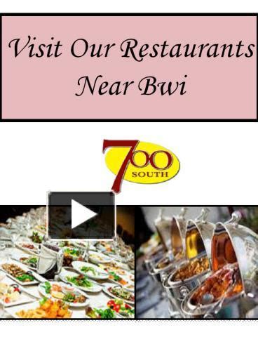 PPT Visit Our Restaurants Near Bwi PowerPoint Presentation Free To