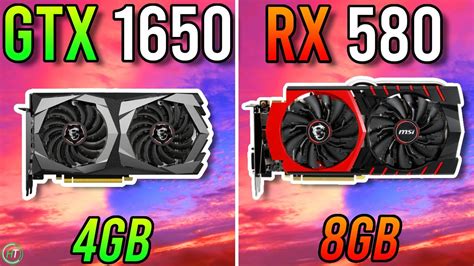 GTX 1650 4GB Vs RX 580 8GB Any Difference YouTube