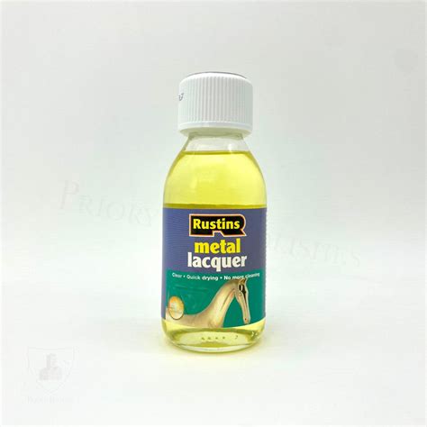 Rustins Metal Lacquer - 125ml - A Clear UV Resistant Lacquer - Priory ...