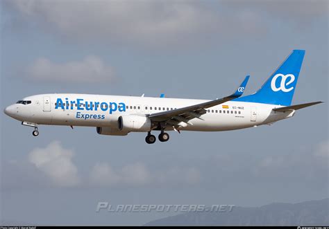 EC NUZ Air Europa Express Boeing 737 8GP WL Photo By Marcel Rudolf