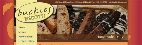 buckies-biscotti | Cape Cod Web Design and Development