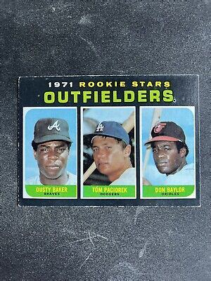 1971 Topps High 709 Don Baylor Dusty Baker Tom Paciorek RC