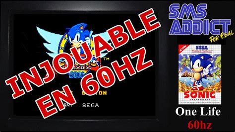 Sonic The Hedgehog Master System Hz Fps One Life Sans