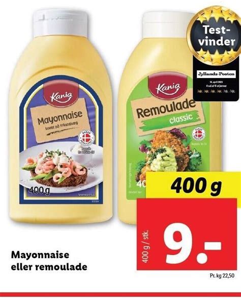 Mayonnaise Eller Remoulade Tilbud Hos Lidl