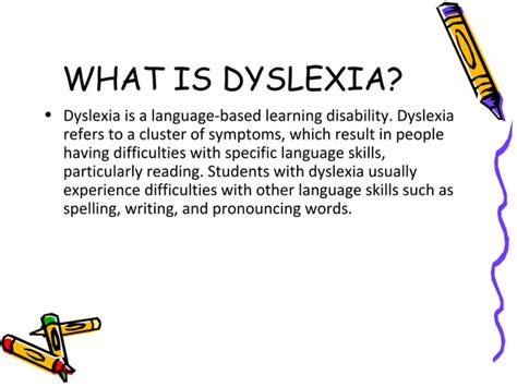 Dyslexia Powerpoint Ppt