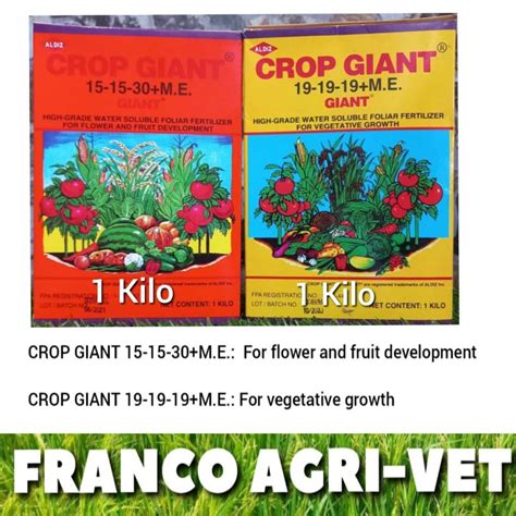 Crop Giant Foliar Fertilizer Kilo Lazada Ph