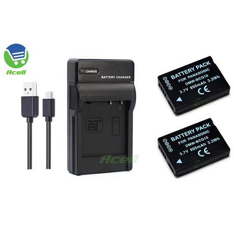 Dmw Bcg10 Battery Usb Charger For Panasonic Dmc Zr3 Dmc 3d1 Dmc Tz6