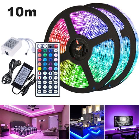 Ensemble De Bande LED 10M Bande LED RGB 5050 SMD Bande LED 30 LED