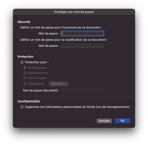 Comment Prot Ger Un Document Word Laide Dun Mot De Passe