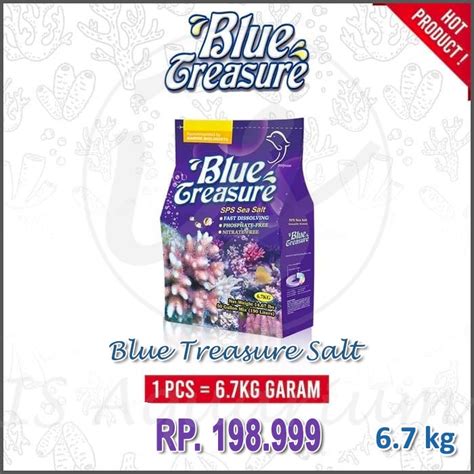 Jual Blue Treasure Sps Sea Salt Kg Garam Asw Marine Reef Laut Per