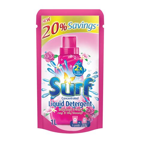 Surf Liquid Detergent Blossom Fresh 1L | Shopee Philippines