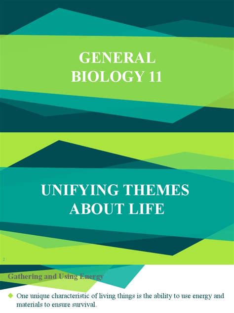 Unifying Themes About Life Pdf
