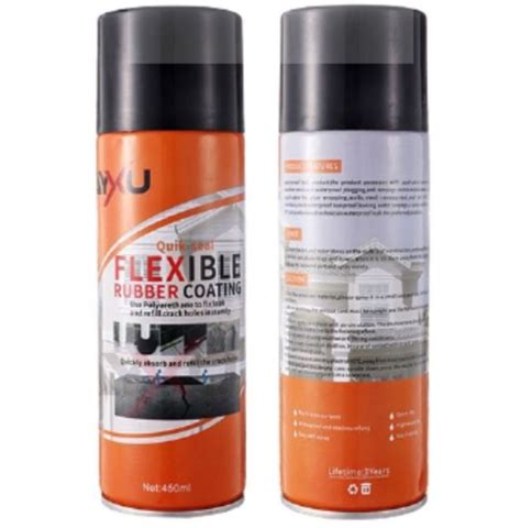 Awesome Deal Ayxu Quick Seal Flexible Rubber Coating Repair Spray Waterproof Sealant Stop