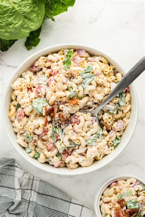 Blt Macaroni Salad The Rockstar Mommy