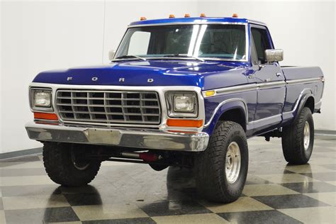 1979 Lifted Ford F 150 Is A Big Blue Oval Classic Looks Eager To Work