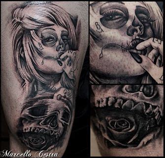 Marcello Cestra Tattoo Artists Chicano Tattoos Portrait Tattoo