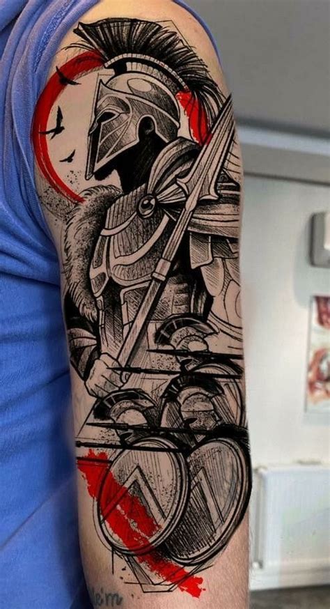 Pin De Ali Şadi En Tattoo Manga Del Tatuaje Tatuaje De Guerrero Tatuaje De Gladiador