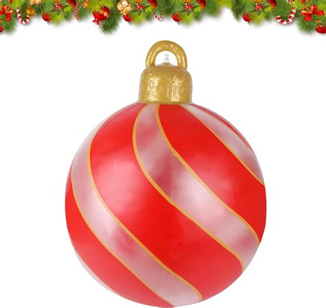 Palla Di Natale Gonfiabile 23 6 Pollici Palla Di Natale Gonfiabile PVC