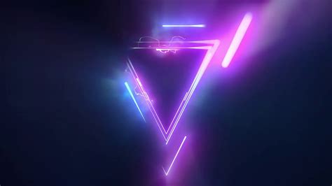 Smooth Neon Triangles Shake 4k Retro Motion Backgrounds For Edits Aa Vfx Youtube