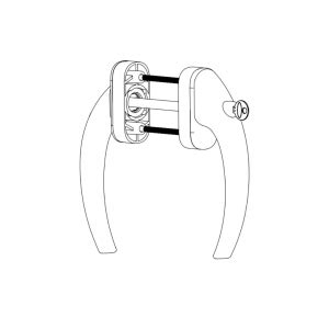 SLIDING GROUP AL EGE SET LOCKABLE 8017 Windoform