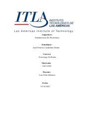 Calcular Lo Pedido Para Cada Circuito Pdf Asignatura Fundamentos De