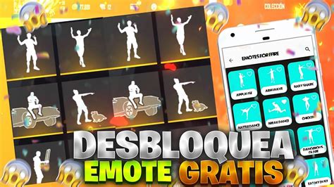 La Mejor App Para Desbloquear Todos Los Emotes De Free Fire Como