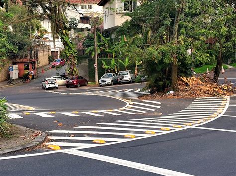 CET Rio implanta nova sinalização horizontal na Gávea Prefeitura da