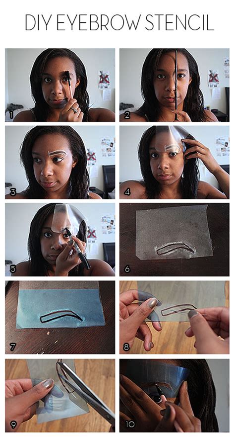 Spray Can Soul: DIY Eyebrow Stencils