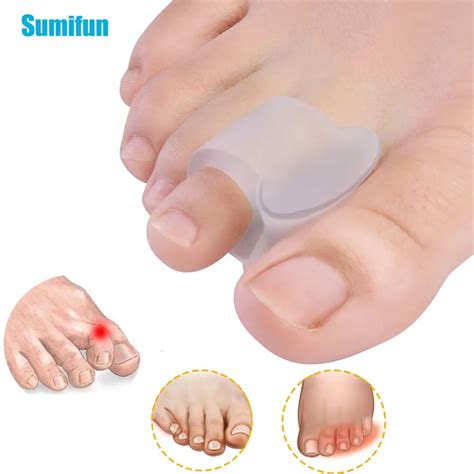 Separador De Dedos De Los Pies Corrector Ortop Dico De Silicona Para