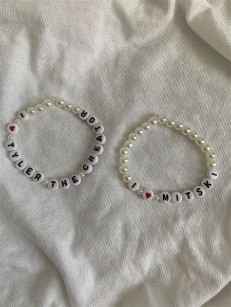 I Mitski And Tyler The Creator Bracelets Beads Bracelet Design