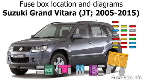 2006 Suzuki Grand Vitara Fuse Box Diagrams