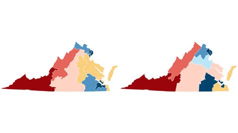 Virginia redistricting 2022: Congressional maps by district