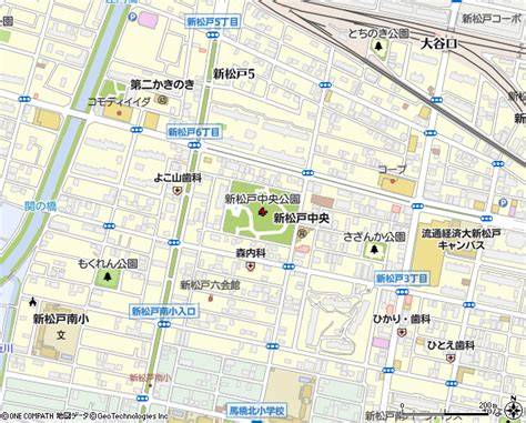 新松戸中央公園（松戸市公園・緑地）の住所・地図｜マピオン電話帳