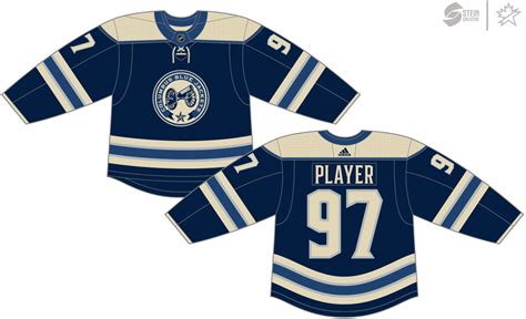 Fantasy Rebrand Absolute Columbus Blue Jackets Historically Hockey