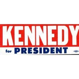 Kennedy For President Bumper Sticker