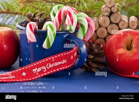 Colorful Candy Canes Stock Photo Alamy