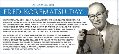 Secret Asian Man: Fred Korematsu Day