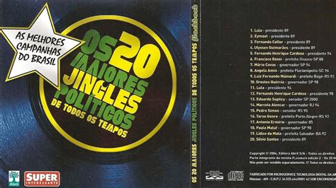 Cd Os Maiores Jingles Pol Ticos De Todos Os Tempos Completo Youtube