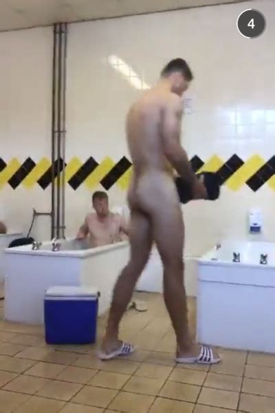 My Own Private Locker Room British Footballer Big Bulge And Hot Butt