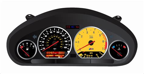 New Design Bmw E Instrument Cluster Replacement Mph And Km H Are