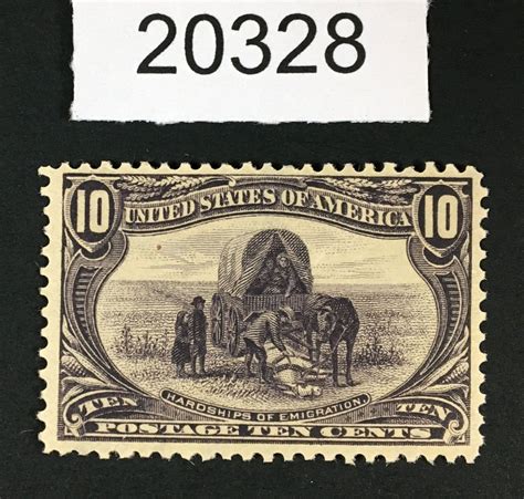 US Stamps 290 Mint OG H Crease LOT 20328 United States General