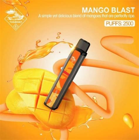 Buy Tugboat XXL Mango Blast Disposable Vape From AED25 With Delivery