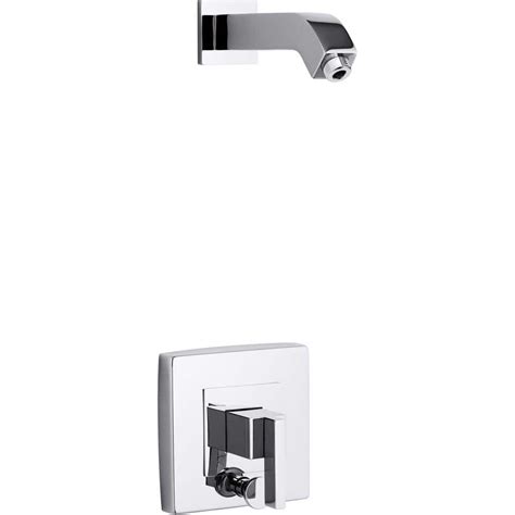 Kohler Loure Lever 1 Handle Wall Mount Shower Trim Kit In Polished