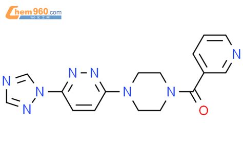 1797283 60 3 Pyridin 3 Yl 4 6 1 2 4 Triazol 1 Yl Pyridazin 3 Yl