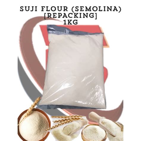 Suji Flour Semolina Halal Tepung Suji 1kg 500g Shopee Malaysia