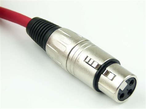 M Mikrofonkabel Rot Xlr Male Auf Xlr Female Dmx Mikrofon Kabel