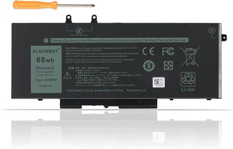 Amazon 68Wh 3HWPP Laptop Battery Replacement For Dell Latitude