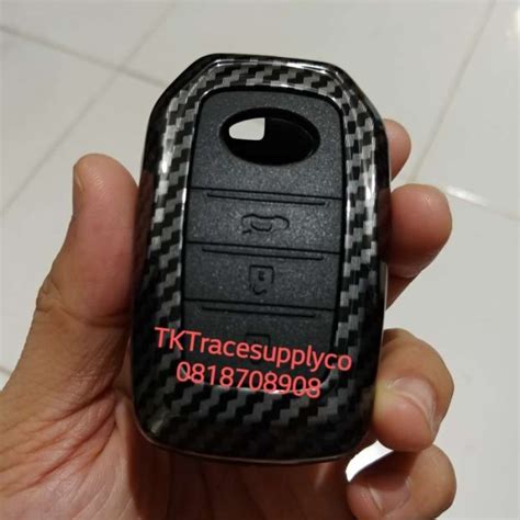 Jual SPECIAL KEY COVER CARBON TOYOTA FORTUNER VRZ SARUNG KUNCI Di