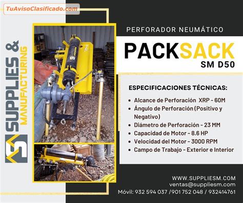 Packsack Perforador Neumatico Empresas E Industrias Indus