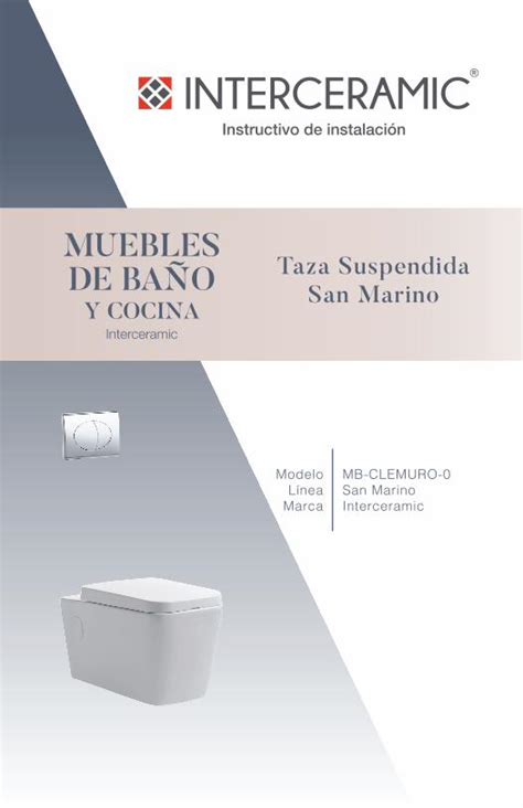 PDF Taza Suspendida San Marino Interceramic 4 Medidas Y